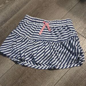 Cat & Jack Blue and White Skirt with Pink Detail